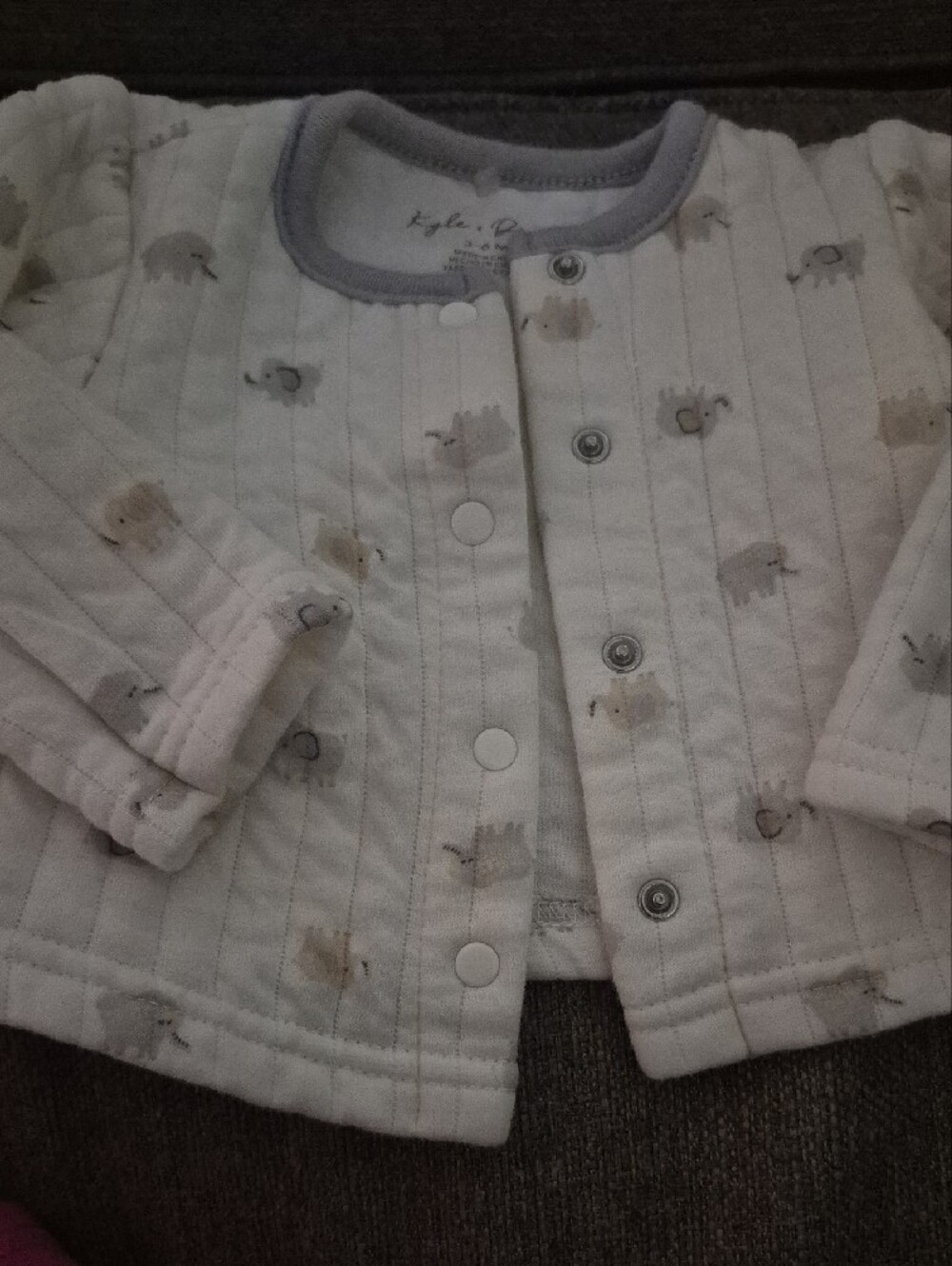 Soft Pastel Baby Matching Set - Light Blue & Cream - Picture 5 of 7